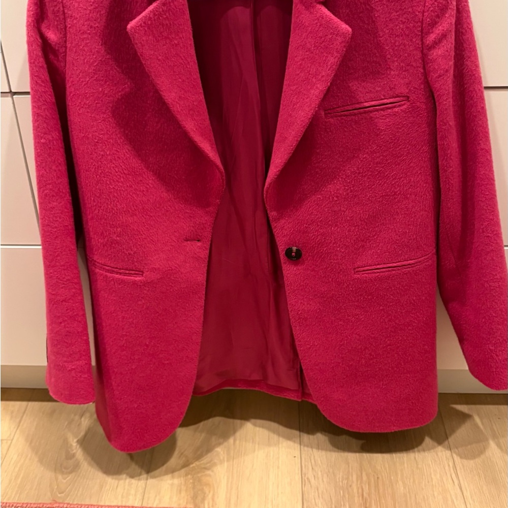 Something Navy Fuchsia Blazer